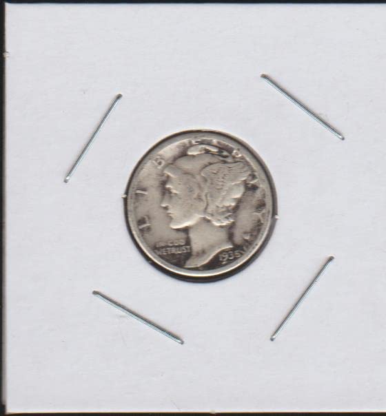 Крилата главата Свобода 1935 година или Меркурий (1916-1945) (90% сребро) Цент Много добър