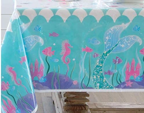 Уникалният Правоъгълен Пластмасов капак за плот на Русалка, 54 x 84, Многоцветен