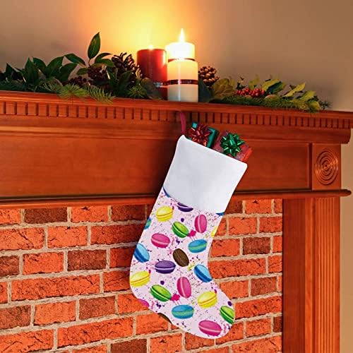 Цветен Френски Бисквити, Тестени Изделия Коледни Чорапи, Коледни Чорапи Чанта Домашния Семеен Коледен Декор