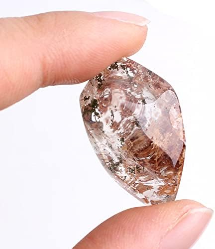 LAAALID XN216 1 бр. Мини Красиви Естествени Призрачни камъни Crystal Фантомно Кварц Произволна форма DIY Висулка Коллекционный проба Исцеляющий