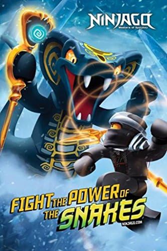 Lego Ninjago Силата на Змии Детска Стая, Страхотен Декор на Стените Художествен Плакат с Принтом 24x36