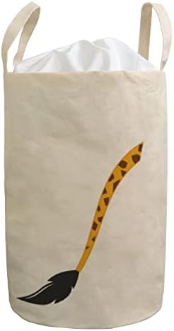 Кошница за дрехи, Сгъваема С Облика на Опашката на Жирафа, Водоустойчив Кошница за Дрехи с Дръжки, Сгъваема Чанта за Дрехи