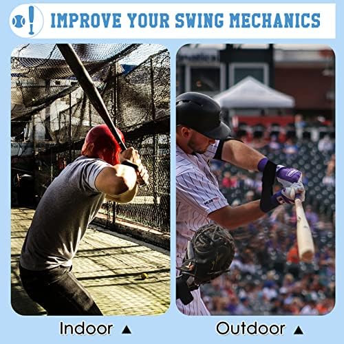 GIURKUU 2 опаковки бейзбол ленти за удара, Еластични спортни ленти за люлка на бейзбол с един размер, е идеално бейсбольное тренировъчно оборудване за играчите на бейз?