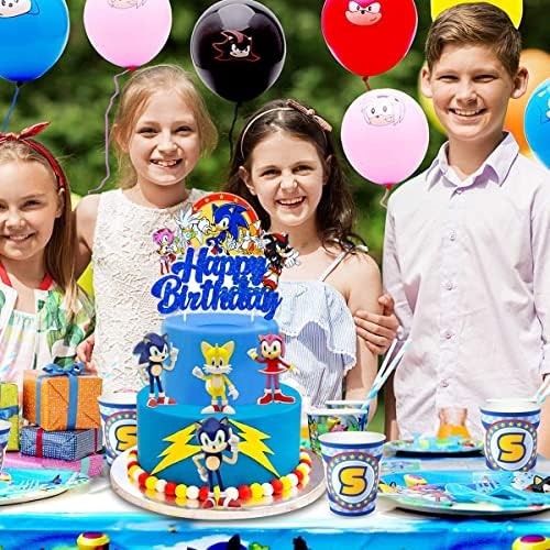 Син Таралеж Избира Topper за кифли, Украса за детски партита, аксесоари за детски рожден ден, Подаръци за партита, Аксесоари за украса на торта за детски рожден ден (30 б?