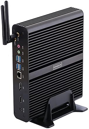 Мини-КОМПЮТЪР без вентилатор HUNSN 4K, Настолен компютър, Сървър, Intel Core I7 1165G7 11-то поколение, Windows 11 pro или Linux Ubuntu, BM14, DP, HDMI, LAN, 16G RAM DDR4, 512G SSD