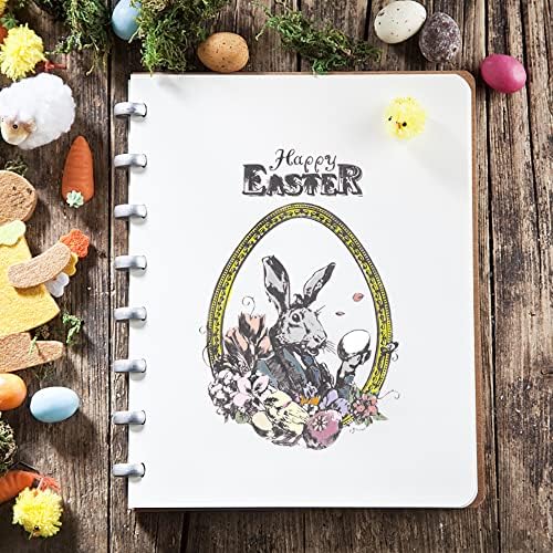 Hing Великденско Яйце Цвете Прозрачни Печати за Направата на Картички, Пролетта Великденско Яйце Прозрачни Гумени Печати