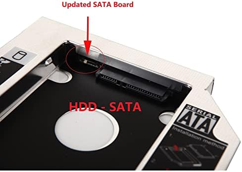 DY-tech 2nd SATA HDD SSD Твърд Диск Caddy Адаптер за Lenovo IdeaPad G565 G570 G580 G585 G770 G770L