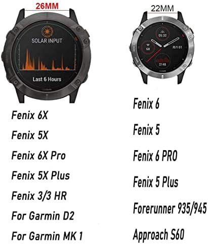 Спортен каишка за часовник IENYU 20-26 мм за Garmin Fenix 6X6 Pro 5X5 Plus 3 HR forerunner 935 945 Лека засаждане Быстросъемные въжета wirst