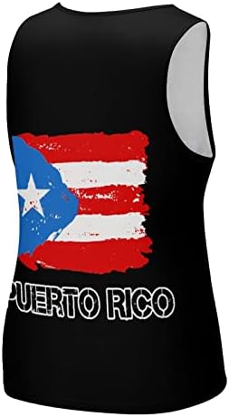 Флаг Пуерто-Рико, Мъжка Риза, Жилетка Без Ръкави, Ежедневни Ризи, Майк за Плажна тренировка По Тичам