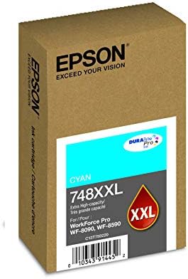 Касета EPSON T748 DURABrite Pro -High Capacity Ink Black (T748XXL120) за някои принтери Epson WorkForce