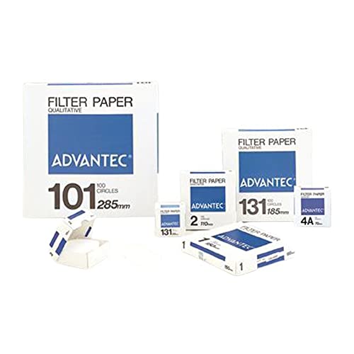 Качествена Филтърна хартия Advantec MFS N02314,25 см, № 231, дебелина 0,18 мм, дължина 42,5 инча (опаковка от 100 броя)