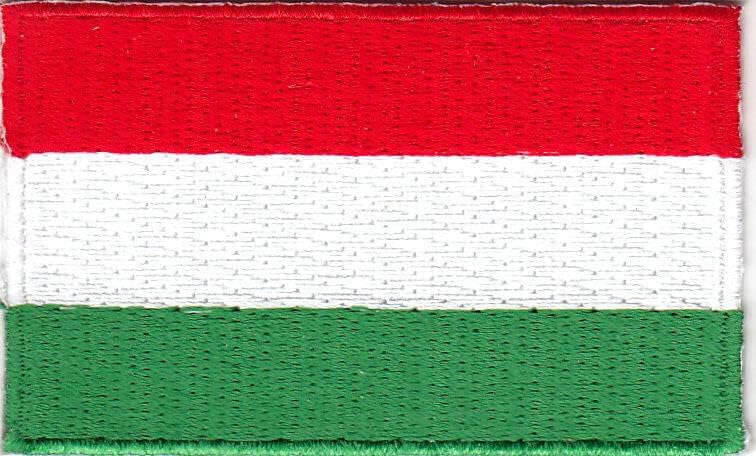 Iron ФЛАГ на Унгария На Нашивке 2 1/2 Знаме на Унгария