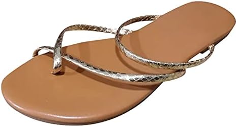 Дамски Сандали-Гладиатори, Летни Плажни Римски Чехли на равна подметка с джапанки, Обувки с отворени пръсти, Дамски Елегантни обувки На платформа, Однотонная Своео