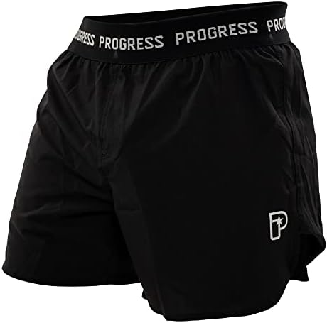 Спортни къси панталони Академия на Джиу-джицу Progress | Удобни и Трайни Шорти BJJ | Мъжки Шорти за бразилското джиу-джицу | Спортни