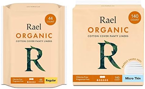 Комплект Rael Period втулки от органичен памук (обикновени, 44 бр.) и микротонкие втулки (140 бр.)