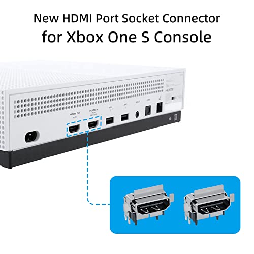 Резервни Части за съединител Tolesum HDMI Port Socket за конзолата Xbox One S Slim (2 опаковки)