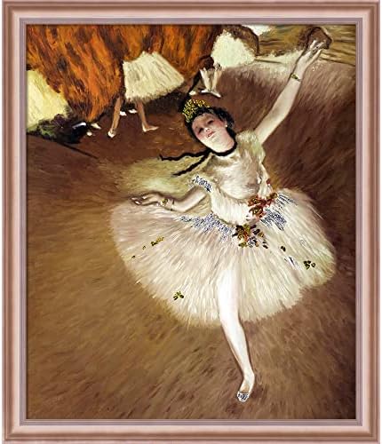 La Pastiche Star Танцьорка (На сцената) (Луксозна линия) в рамка от розово злато Classico, 23 x 27