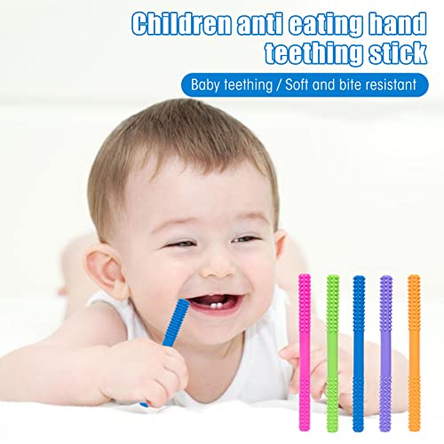 Играчки за никнене на млечни зъби, които намаляват Тревожно Стрес, Детски Щеки за никнене на млечни зъби, Кухи, 5 бр. Силиконови Меки за
