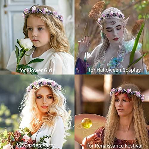 Цвете Короната Chanaco, Цветя главно за жени, Цветя Короната за сватба, Цветна Превръзка на главата за душата на детето, Цвете