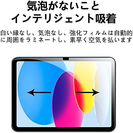 Warmyee [2] Защитно фолио за екрана на iPad 10,9 10-то поколение 2022 A2696/A2757/A2777, Защитен слой от закалено стъкло за iPad