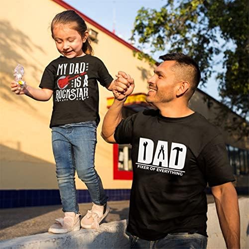 Риза за Татко, Ризи, за Баща, за Момичета, Мъжки Тениски за по-добър Баща, Забавен Подарък Риза за Татко, Готина Тениска за Татко