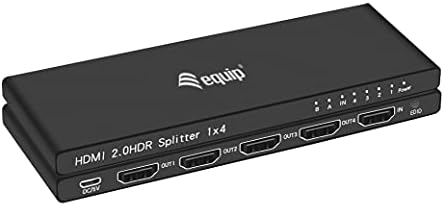 Сплитер е оборудван с Hdmi 1.4 Ultraslim 4 Puertos