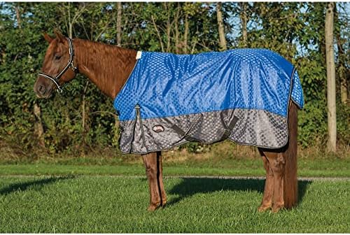 Дъждобран за коне от текстилна на кожата с мрежа от Премиум 600D, 75