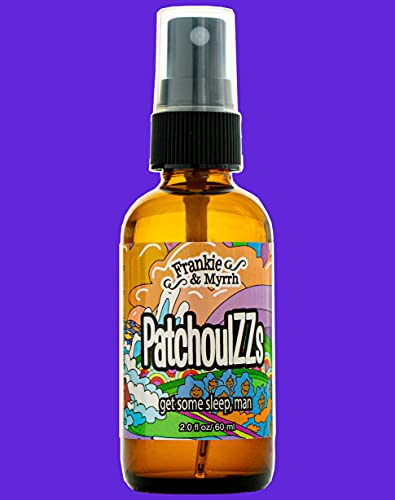 PatchoulZZs | Спално бельо с Етерични масла от пачули и лавандула / Спрей за стая | Релаксиращ и Успокояващ Спрей за възглавници