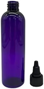 4 грама Виолетови пластмасови бутилки Cosmo - 12 опаковки на Празни бутилки за еднократна употреба - Не съдържат BPA - Етерично