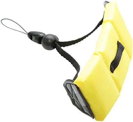 CamDesign Водоустойчив Жълта каишка за поплавъка фотоапарат, Съвместим с подводна камера GoPro Hero 4,3,2,1/Panasonic Lumix/Nikon