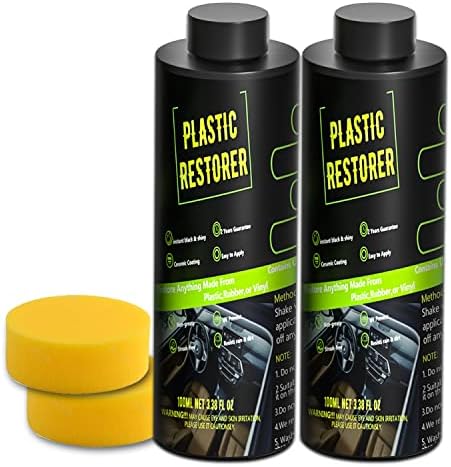 Възстановително средство за пластмаса Zecurate и гидрофобное покритие за обличане, Възстановително средство за черна пластмаса, средство за възстановяване на пластм?