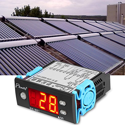 Цифров температурен Контролер на Диференциалното Регулатор на Температурата Термостат AC220V/5A Сензор Сонда за Слънчев Бойлер