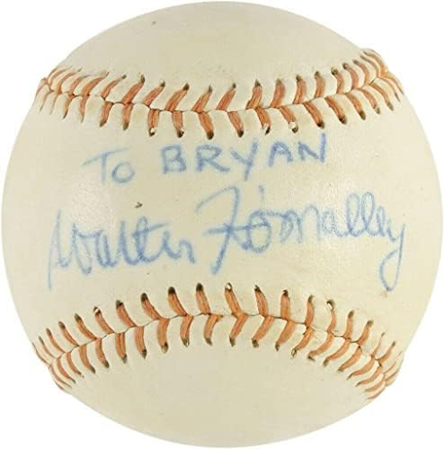 Бейзболни топки с автограф на Уолтър О ' Мэлли с единствената Подпис Изключително Рядък собственика на PSA DNA Dodgers Хофа - Бейзболни топки