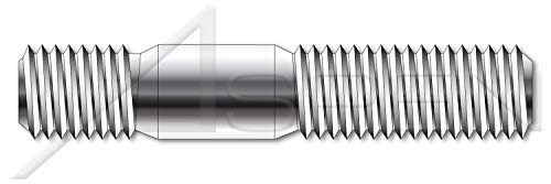 (200 броя) M8-1.25 X 45 mm, по DIN 939, Метричен, Шипове, Двустранни, Диаметър ввинчиваемого края на 1.25 X, Неръждаема стомана А4