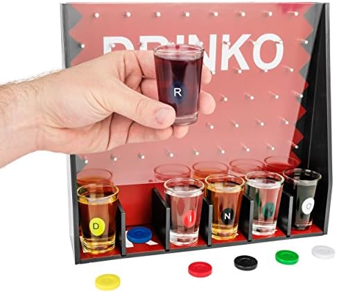 DRINKO Drinking Game - Доста странни новости - Забавна социална игра за групи / двойки, Многоцветен, Един размер 1,5 мл