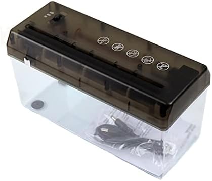 N/A Мини Електрически Преносим Шредер на Фактура, Документ Писмо Шредер Хартия USB батерии