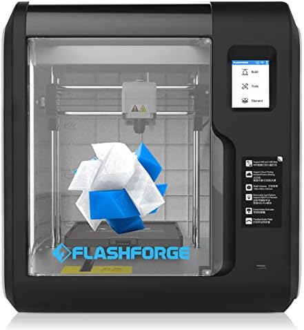 3D принтер Flashforge Приключенията 3 без изравняване, FDM 3D-принтер с подвижна дюза и подвижна, гъвкава платформа, откриване