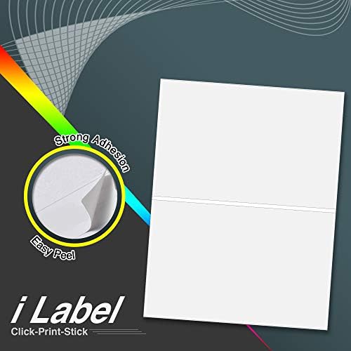 Транспортировочные Етикети за самозалепващи хартиени етикети с размер 8,5 х 5,5 инча на половината лист за Лазерни и мастилено-струйни