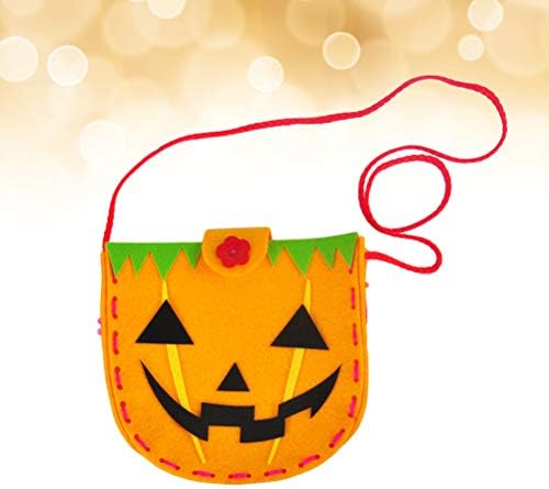 PRETYZOOM Goodie Bag САМ Шевна Щастлива Мультяшная Чанта за шоколадови Бонбони на Хелоуин От Плат, Детски Подаръчни Пакети (Тиква) За партита