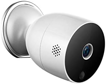 eco4life Безжична Градинска IP камера с висока разделителна способност 1080P с поддръжка на Wi-Fi интернет, се Захранва от батерията, Защита от атмосферни въздействия, Нощно