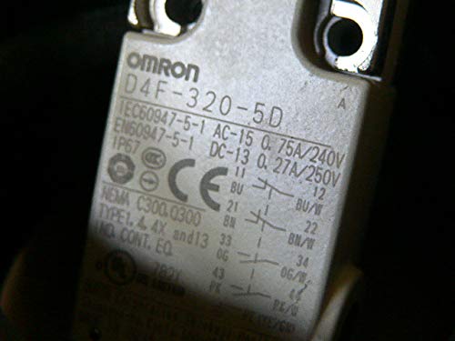 Малко сачмен Предпазен крайния изключвател Omron D4F-320-5D 2NC 2NO