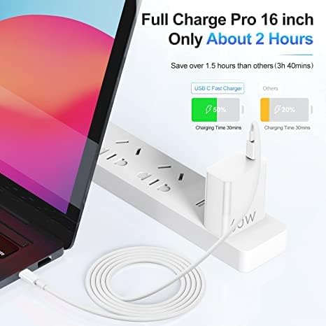 Бързо зарядно устройство, USB C 3 Фута, 3 пакета зарядни кабели USB C-C с дължина 3 метра, съвместим е с MacBook Air/Pro, iPad Air/Pro, Dell XPS 13, Samsung Galaxy и други преносими компютри