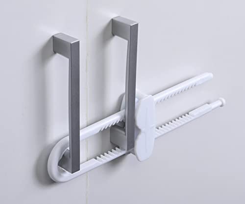 Брави за плъзгащи се шкафове Dreambaby - Ключалки за шкафове, защитени от деца - За кухненски химикалки и писалки за съхранение на вещите в банята - Подходящи за кръгли ил