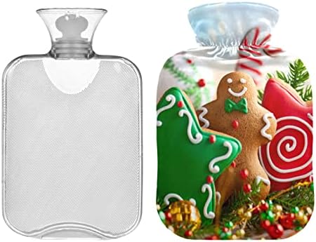 Бутилки с гореща вода с Капак Коледни Имбирные Пакет Бисквити с Топла Вода за Облекчаване на болки, Нагряване на Ръце, Пакет за Загряване
