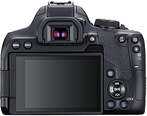 - Рефлексен фотоапарат Canon EOS 850D (Rebel T8i) с вариообектив EF-S 18-55 mm F/4-5.6 is STM + обектив 75-300 мм F / 4-5.6 III + супертелеобъектив
