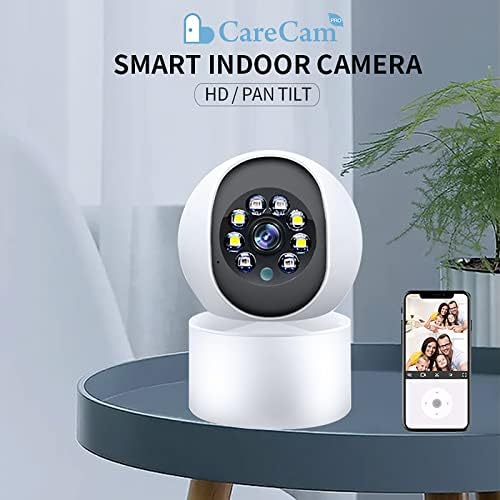 Подключаемая Wi-Fi Камера за сигурност за защита на помещения, на 360 градусная Безжична Камера 1080P 2,4 Ghz с Завъртане и Наклон,