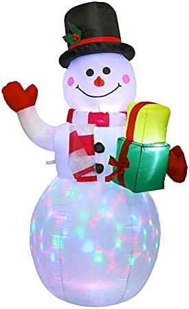 Пет Домейни Надуваеми Коледна Украса Външно Коледно осветление Надуваема Кукла Снежен човек Градински Подпори Светлини Игрушечное украса