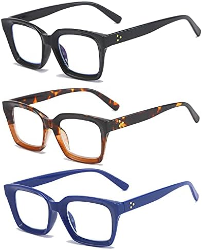 DXYXYO, блокиране на синя светлина, очила за четене за жени, 1,5-инчов компютърни ридеры, ретро мода, стил за Опра, квадрат,