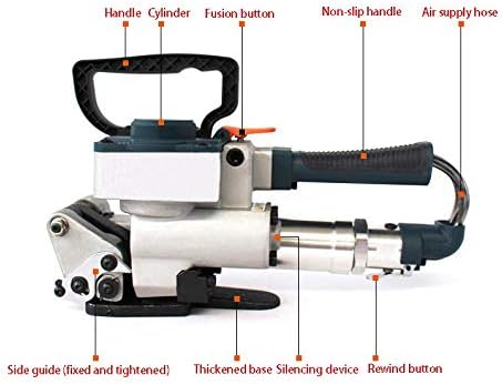Инструмент Споделя Пневматичен Стоманена обвязочный Инструмент PET, PP Бали Автоматично Колан 13-19 мм