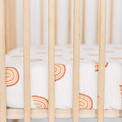 Бамбукови Муслиновые кърпи за креватчета (58 x28x9) - Лек и Противоалергичен Бамбукови кърпи за креватчета за деца -Неутрални